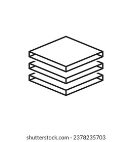 floor icon vector template illustration logo design