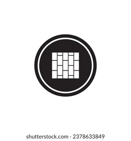diseño del logotipo de la ilustración de la plantilla del vector de iconos de piso