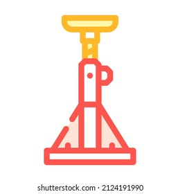 floor jacks color icon vector. floor jacks sign. isolated symbol illustration