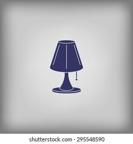 Floor lamp icon.