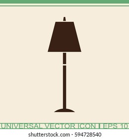 Floor lamp icon.