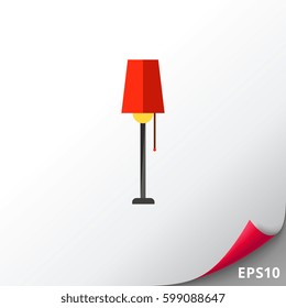 Floor lamp icon