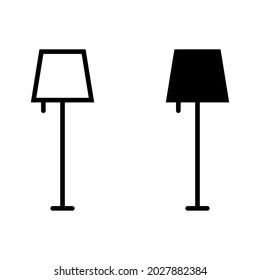 Floor Lamp Icon for apps and web sites