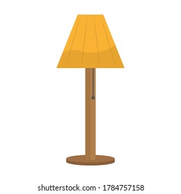 Floor lamp icon. Home decoration icon - Vector