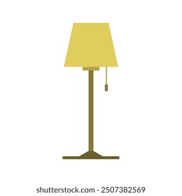 Floor lamp icon illustrated on background