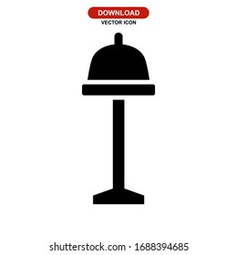 floor lamp icon or logo isolated sign symbol vector illustration - high quality black style vector icons
