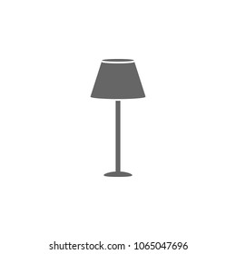 Floor lamp icon. Simple element illustration. Floor lamp symbol design template. Can be used for web and mobile on white background