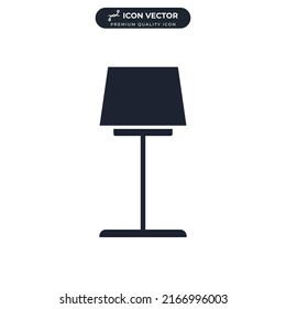 floor lamp icon symbol template for graphic and web design collection logo vector illustration