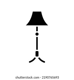 floor lamp icon vector design template simple and clean