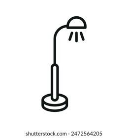 Floor lamp icon vector design templates simple and modern