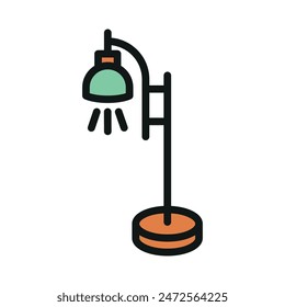 Floor lamp icon vector design templates simple and modern