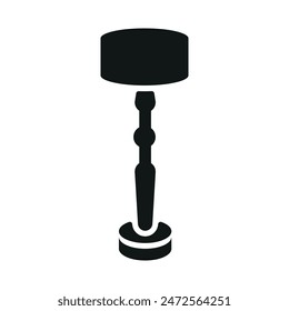 Icono de lámpara de pie Plantillas de diseño de Vector simples y modernas