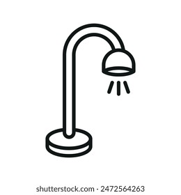 Floor lamp icon vector design templates simple and modern