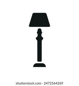 Floor lamp icon vector design templates simple and modern