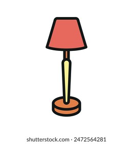 Floor lamp icon vector design templates simple and modern