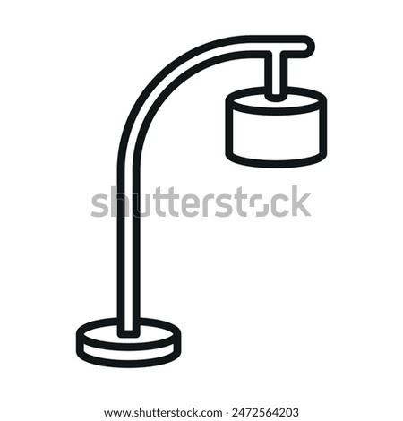 Floor lamp icon vector design templates simple and modern