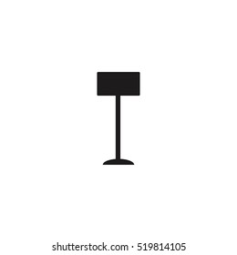 floor lamp icon. vector illustration. can be used for mobile and web design