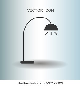floor lamp icon vector illustration