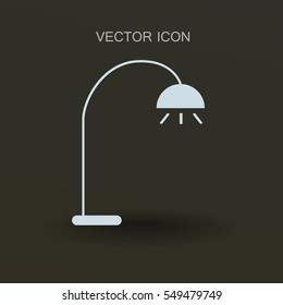 floor lamp icon vector illustration