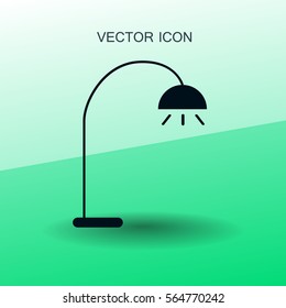 floor lamp icon vector illustration