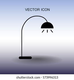 floor lamp icon vector illustration