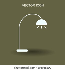 floor lamp icon vector illustration