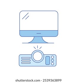 Icono de lámpara de pie con fondo blanco Vector Ilustración de stock