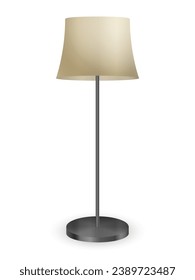 Floor lamp on a white background. Vector illustration.