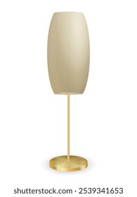 Floor lamp on a white background. Vector illustration.