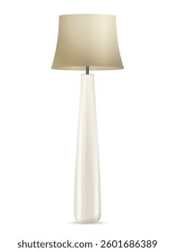 Floor lamp on a white background. Vector illustration.
