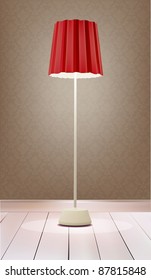 Floor Lamp Red