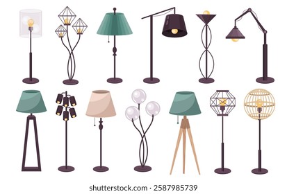 floor lamp set collection room light interior decor