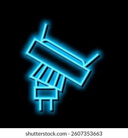 floor lamp tool lighting neon light sign vector. floor lamp tool lighting illustration