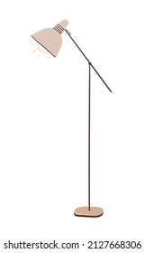Lámpara del suelo, torchera. Ilustración vectorial en un estilo plano.