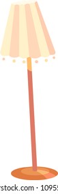 floor lamp vector cartoon