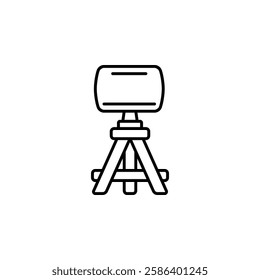floor lamp vector icon. home appliance icon line style. perfect use for logo, presentation, website, and more. modern icon design outline style
