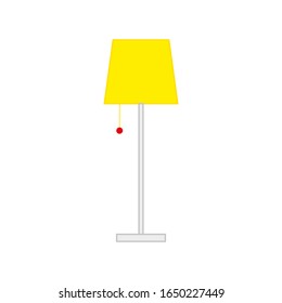 floor lamp vector icon on white background