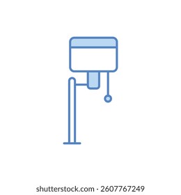 Floor Lamp vector icon stock illustration