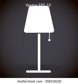 floor lamp vector illustration