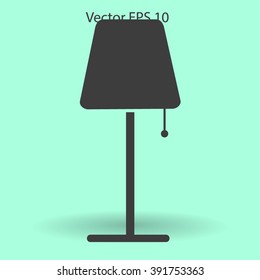 floor lamp vector illustration