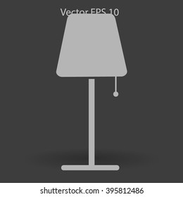 floor lamp vector illustration