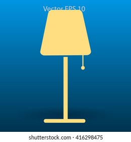 floor lamp vector illustration