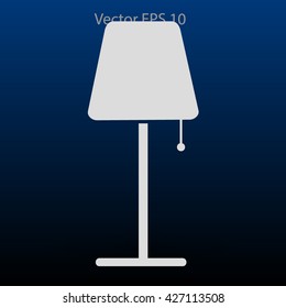 floor lamp vector illustration
