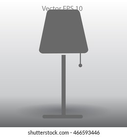 floor lamp vector illustration