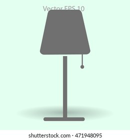 floor lamp vector illustration
