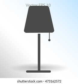 floor lamp vector illustration
