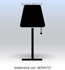floor lamp vector illustration