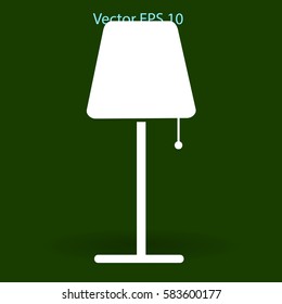 floor lamp vector illustration