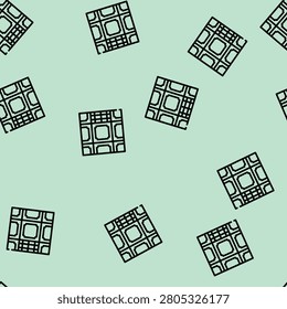floor lay tiles line seamless pattern floor lay tiles thin line illustration