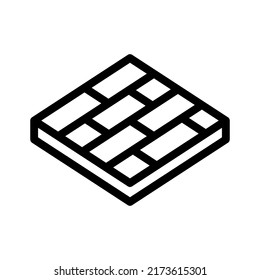 floor line icon illustration vector graphic